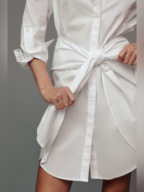 10 Crosby Derek Lam Dresses & Skirts - NWT Anthropologie Derek Lam 10 Crosby cotton Tie Front Charlotte Shirtdress